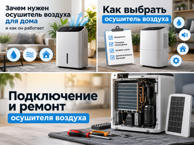 Подключение и ремонт осушителя воздуха